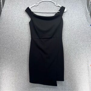 Crystal Doll Elegant Black Mini Dress